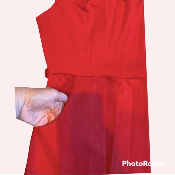 Y2K Seduction Mini Dress β Red, Empire Waist, Size Small π₯ - Picture 3 of 6